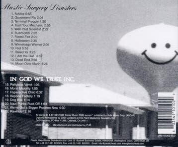 cd - dead kennedys - PLASTIC SURGERY DISASTERS / IN GOD W..., Verzenden, Zo goed als nieuw