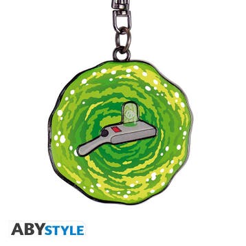 Rick and Morty Portal Gun Metalen Sleutelhanger, Ophalen of Verzenden, Nieuw