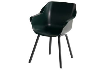 Hartman Sophie Element dining armstoel - Night Green - Alu, Tuin en Terras, Verzenden, Nieuw, Overige materialen