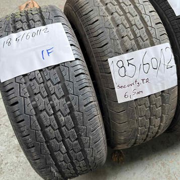 2 x Security 185-60-12 C Zomerbanden 6,5mm, Auto-onderdelen, Banden en Velgen, Band(en), 12 inch, Zomerbanden, Bestelwagen