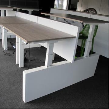 (MDK-104920) Kwadrant duo zit-sta bureau nieuw, Ophalen of Verzenden, Nieuw