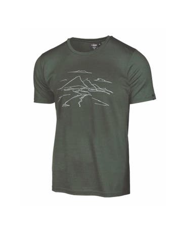 Ivanhoe t-shirt UW Ceasar Mountain voor heren - 100% extr..., Kleding | Heren, T-shirts, Verzenden, Nieuw, Groen