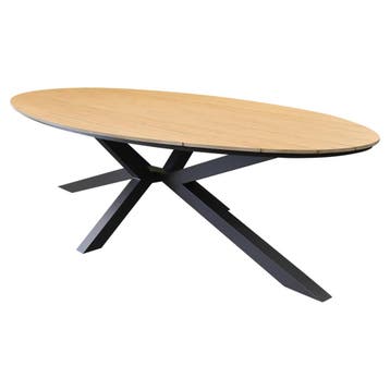 Salvador dining tuintafel ovaal 280x130xH75 cm polywood, Tuin en Terras, Ophalen of Verzenden, Nieuw