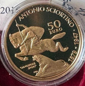 Malta. 50 Euro 2016 Antonio Sciortino Proof (Zonder