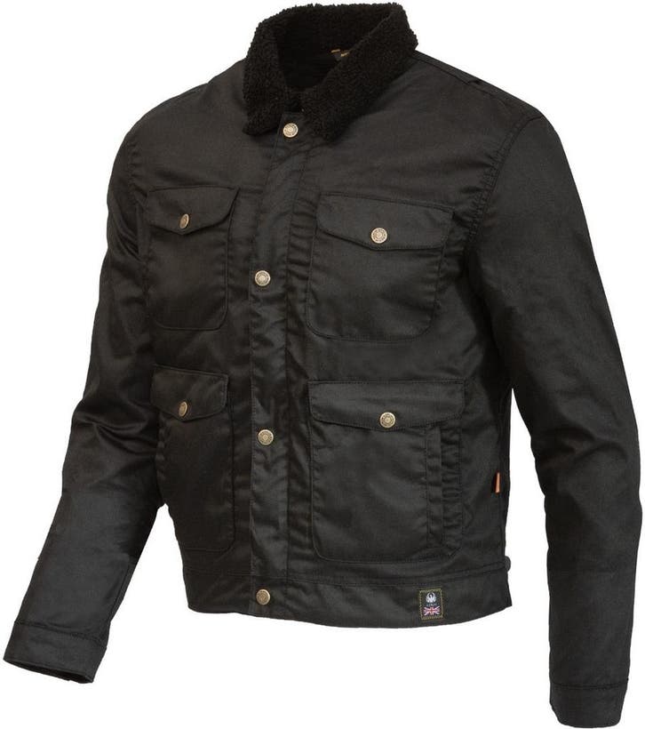 Merlin Millington D3O Zwart Wax Motorjas, Motoren, Kleding | Motorkleding, Heren, Nieuw met kaartje, Jas | textiel, Verzenden