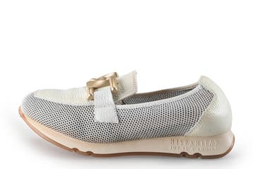 Hispanitas Instappers in maat 38 Wit, Kleding | Dames, Schoenen, Verzenden, Hispanitas, Zo goed als nieuw, Wit