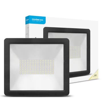 Modee LED Bouwlamp 100W 4000K 8000lm Zwart IP65, Huis en Inrichting, Lampen | Overige, Ophalen of Verzenden, Nieuw
