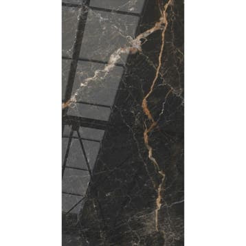 Gepolijste wand- vloertegels met gouden ader Marquina gold, Verzenden, Nieuw