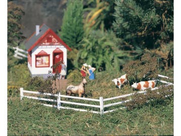 PIKO 62291 Holzzaun, weiß (Scenery, grootspoor), Ophalen of Verzenden, Nieuw