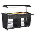 Warmhoud Buffet | Zwart | 4x 1/1GN | 135,6(h) x 105,8(b)..., Verzenden, Nieuw in verpakking