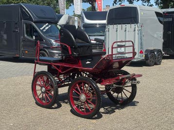 Enkelspan / Recreatiewagen / Paard / 23Inch / Rood, Gebruikt, Paard of Pony