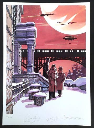 Mézières, Jean-Claude - 1 Offset Print - Valerian et, Nieuw