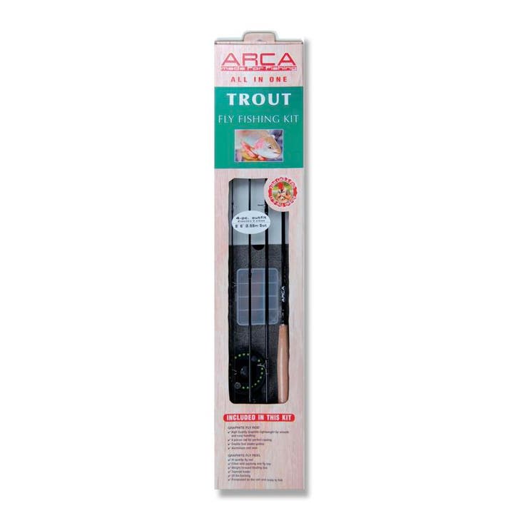 Arca All-in One Trout Fly fishing Kit 9-#6, Watersport en Boten, Hengelsport | Algemeen, Nieuw, Verzenden