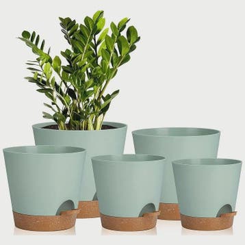 Set van 5 Zelfwaterende Plantenpotten voor Binnen - Diverse, Verzenden, Nieuw