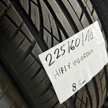 2 x Hifly 225-60-18 Zomerbanden 8,5mm, 18 inch, Gebruikt, Ophalen of Verzenden, Band(en)