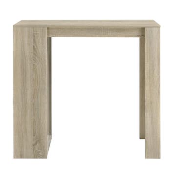 Bartafel met 3 planken 110x50x103 cm eikenkleurig, Verzenden, Nieuw