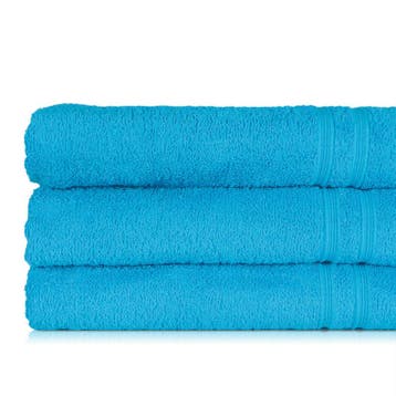 Badlaken Turquoise 70x130cm 100% Katoen - Treb ADH, Verzenden, Nieuw, Overige kleuren, Handdoek