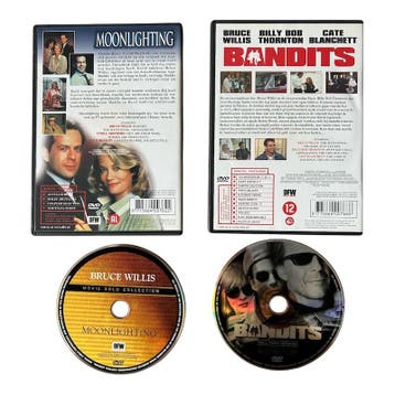 Bandits + Gratis Moonlightning - 2x Bruce Willis (DVD), Verzenden, Nieuw in verpakking
