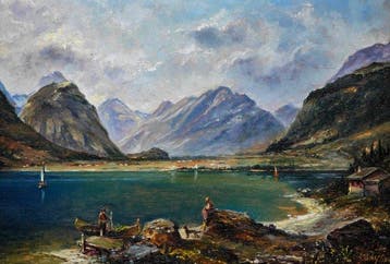 Francisco Sánchez Manso (1935) - Le Lac des montagnes