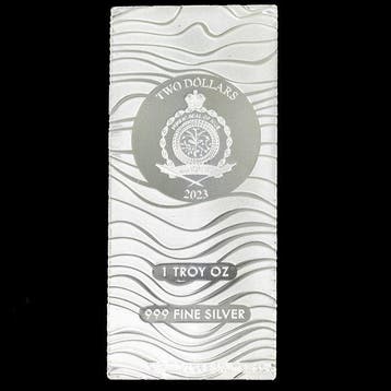 Australië. 2 Dollars 2023 Mandalorian Beskar 1 Oz de Plata