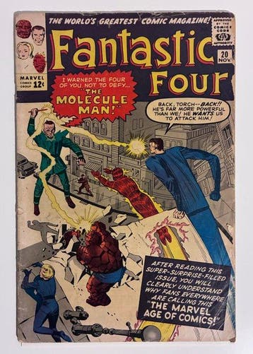 The Fantastic Four #20 - 1st app & origin of Molecule Man -, Nieuw