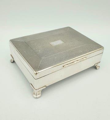 Harman Brothers Aristocrat - Sigarettendoos - Verzilverd -
