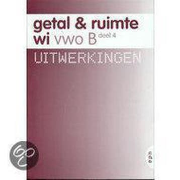 Getal en ruimte vwo B 4 Uitwerkingen - L.A. Reichard, Boeken, Verzenden, Gelezen, L.A. Reichard