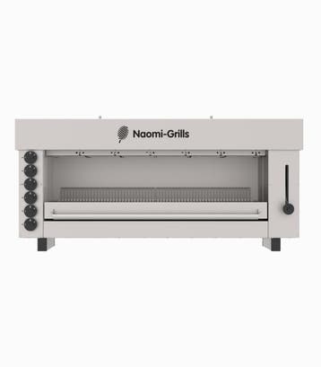 Naomi Grills PB.6.G | Pita Grill | Gas | 6 Branders | RVS |, Ophalen of Verzenden, Nieuw in verpakking