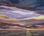 Jordi Jové (1937) - Mar de atardecer