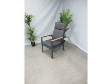 Te Velde tuinmeubelen palazzo alu-teak tuinstoel verstelbaar, Tuin en Terras, Tuinstoelen, Nieuw, Teakhout, Verstelbaar