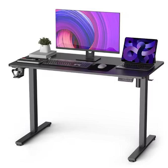 Elektrisch Sta Bureau met Geheugen Hoogte Verstelbaar, Computers en Software, Laptoptafels, Nieuw, Verzenden