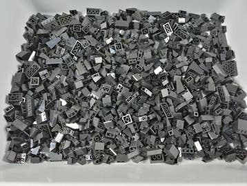 Lego - geen serie - Partij van 1000 zwarte dakdelen -, Nieuw