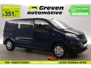 Peugeot e-Expert 75 kWh L2H1 | Snelladen | SOH 96% | Airco, Automaat, Blauw, Elektrisch, Nieuw