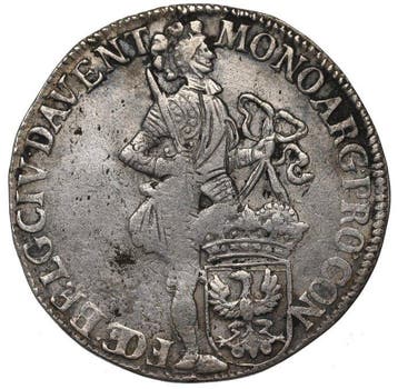 Nederland, Deventer Zilveren Dukaat 1698 (R1 - rare)