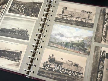 Treinen / Spoorwegen - Ansichtkaart (50) - 1900-1950, Gelopen