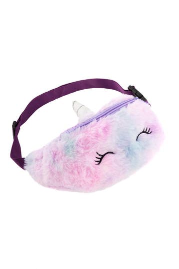 KIMU® Heuptasje Eenhoorn Paars Fanny Pack Pluche Tasje Heupt, Sieraden, Tassen en Uiterlijk, Tassen | Damestassen, Ophalen of Verzenden