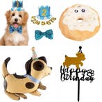 Honden cadeau pakket met pluche speelgoed, drank en een bal, Verzenden, Nieuw