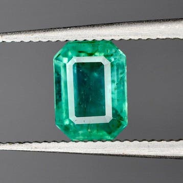 Zonder minimumprijs Groen Smaragd - 1.09 ct - International, Nieuw