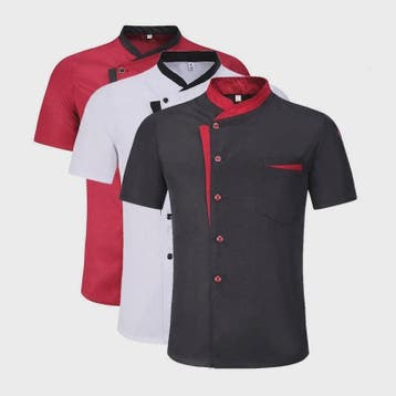 Klassiek Chef Jack met Korte Mouwen - Horeca Uniform voor He, Verzenden