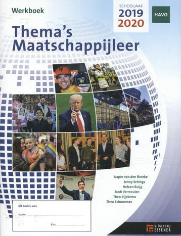 Themas Maatschappijleer Werkboek Havo 2019/2020, Boeken, Verzenden, Gelezen, Heleen Ruijg