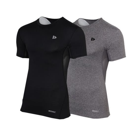 Donnay Donnay Heren - 2-Pack - Baselayer Shirt Korte Mouw  -, Kleding | Heren, T-shirts, Nieuw, Verzenden