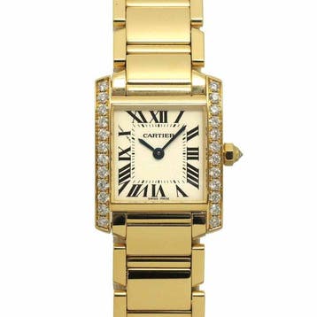 Cartier - Tank Française - WE1001R8 - Dames - 2010-2020, Nieuw