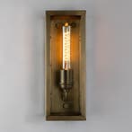 Muurlamp Belfort Antiek Messing Buitenverlichting, Overige materialen, Verzenden, Minder dan 50 watt, Wandlamp