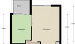 Te Huur 2 Kamer Appartement Greide In Eindhoven, Huizen en Kamers, Huizen te huur, Noord-Brabant, Direct bij eigenaar, Eindhoven