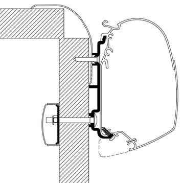 Thule Frankia Adapter 500, Ophalen of Verzenden, Nieuw, Thule