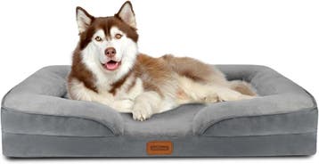 Hondenmand - Hondenkussen - Hondenbed - 135x107 cm - Grijs -, Dieren en Toebehoren, Verzenden, Zo goed als nieuw