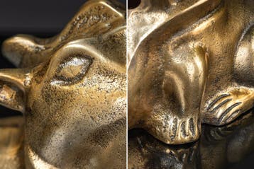 Handgemaakte Decoratieve Schaal HIPPO 30cm messing goud, Ophalen of Verzenden, Nieuw