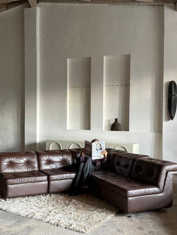 Laauser - Zitgroep (5) - Leder - Modulair fauteuil / bank