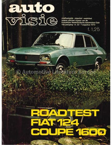 1970 AUTOVISIE MAGAZINE 32 NEDERLANDS, Nieuw, Author