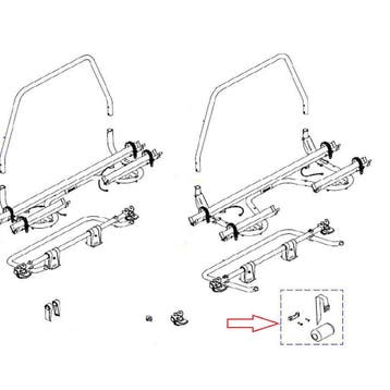 Thule Caravan Smart Eriba Touring  Bevestiging, Nieuw